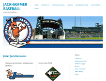 Tablet Screenshot of jackhammerbaseball.com